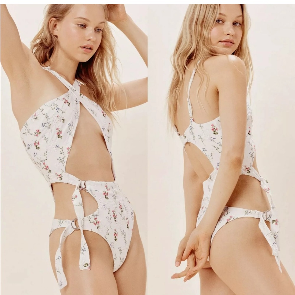 NWT For Love and Lemons Brooke swim